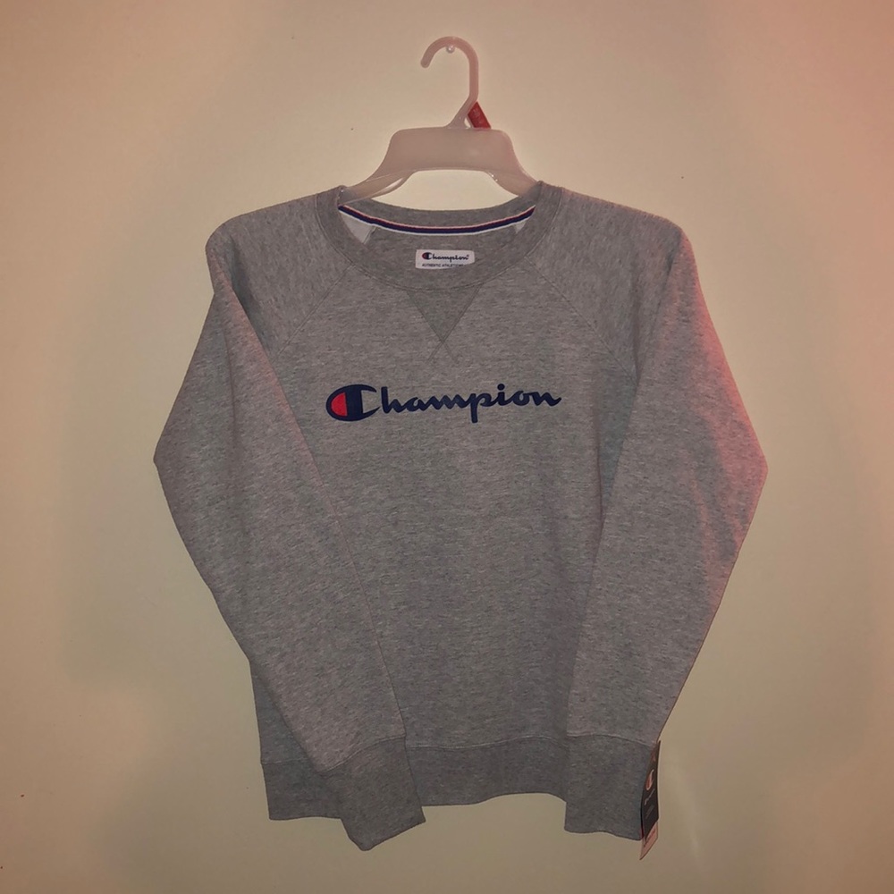 Light gray Champion crewneck
